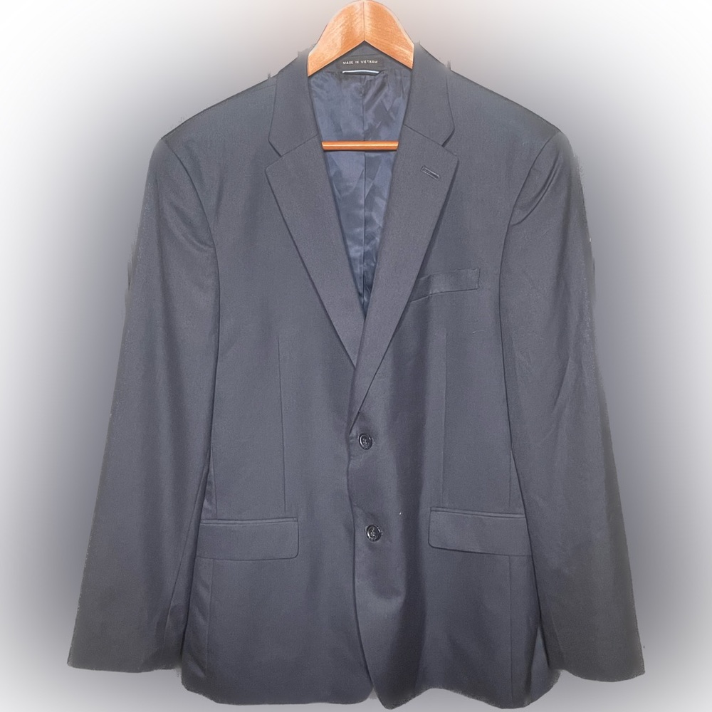 Mens Suit Jacket 42R Tommy Hilfiger  | Modern Fit - Navy Blue